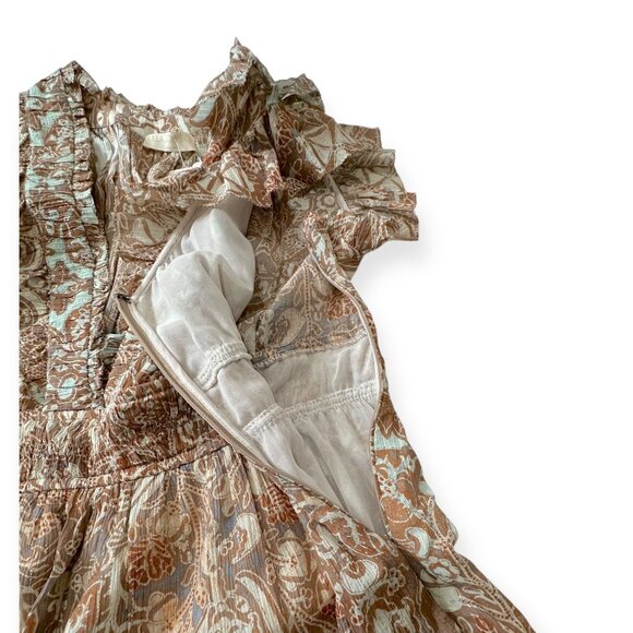 Ulla Johnson Samara Dress Size 10 in Feldspar, Neutral/metallic, NWT - Picture 10 of 14